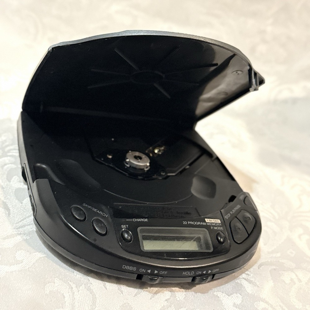 Vtg RCA CD Player Personal Portable RP-7920A Grey Bass Boost 1997 Not Tested